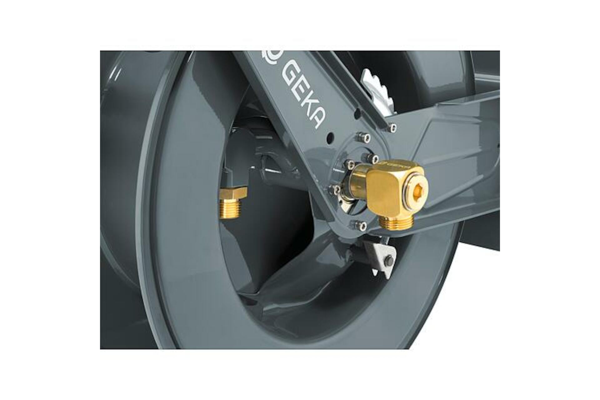 Schlauchaufroller Geka plus mit 3/4" Gummischlauch