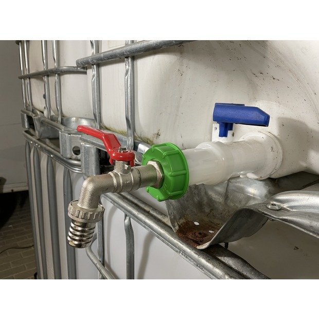IBC Adapter mit Kugelhahn