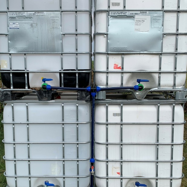 IBC Verbindungsset für zwei Tanks Übereinander, Nebeneinader